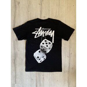 Stussy Fuzzy Dice Tee | Black